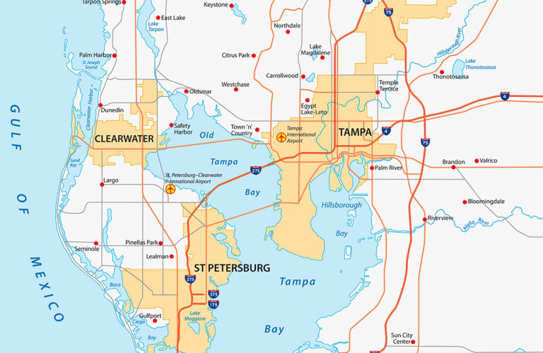 Tampa Bay Area Map